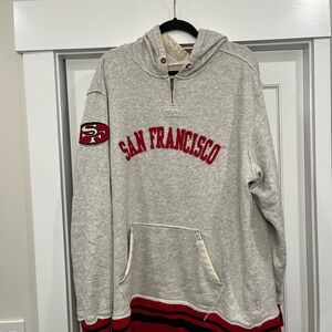 Vintage NFL San Francisco 49ers Gray Hoodie